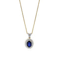 1.00 Karat Safir Pırlanta Kolye
