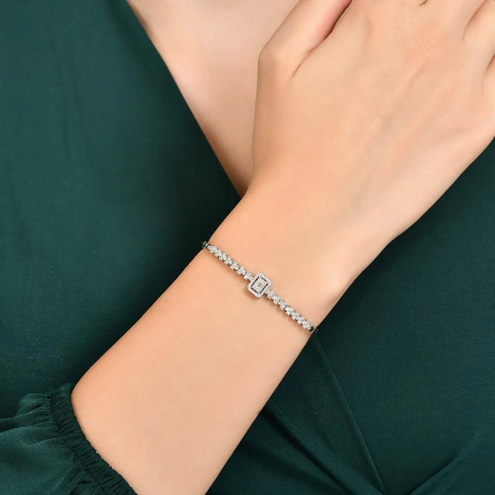2.86 Karat Baget Pırlanta Set