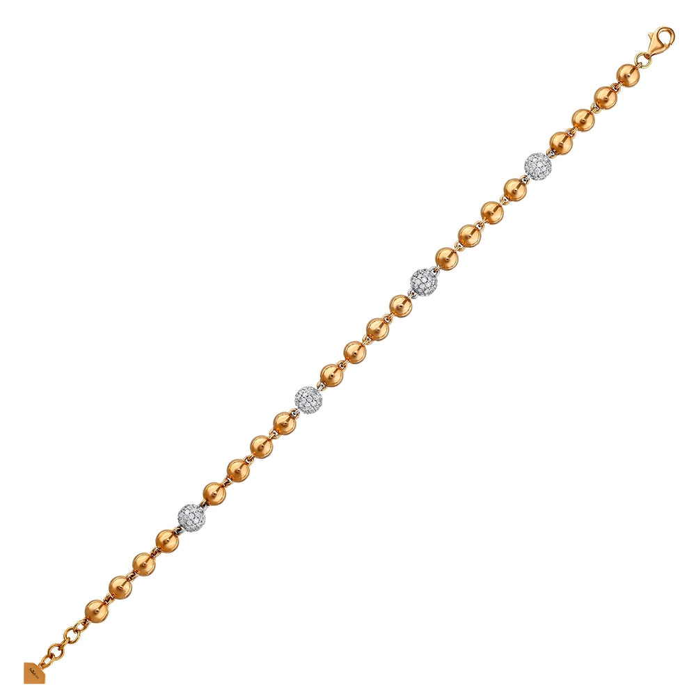 0.48 Karat Cherry Baget Pırlanta Bileklik