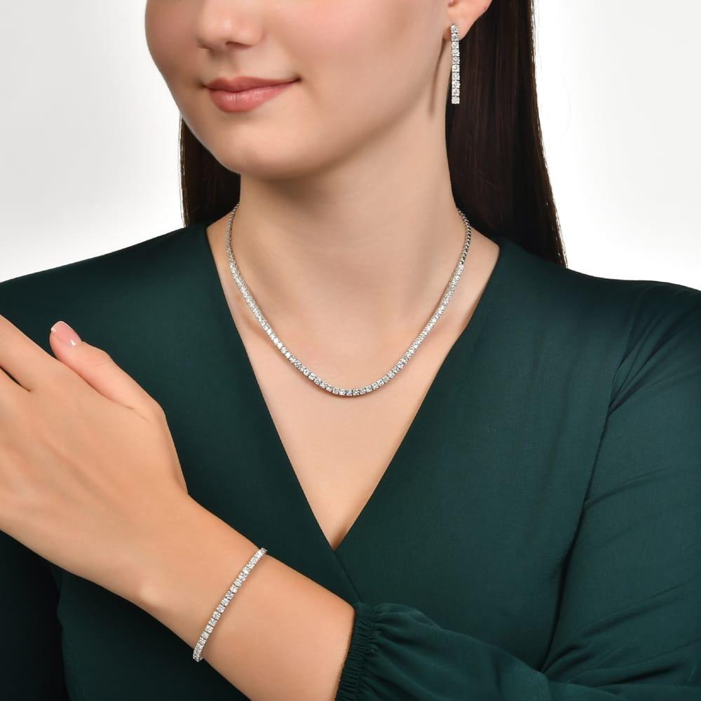 1.84 Karat Ordre Pırlanta Su Yolu Bileklik