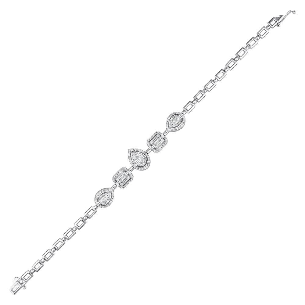 1.23 Karat Baget Pırlanta Bileklik