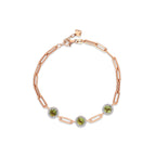 1.73 Karat Cherry Peridot Pırlanta Bileklik