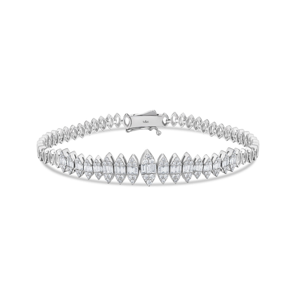 1.47 Karat Wedding Baget Pırlanta Bileklik