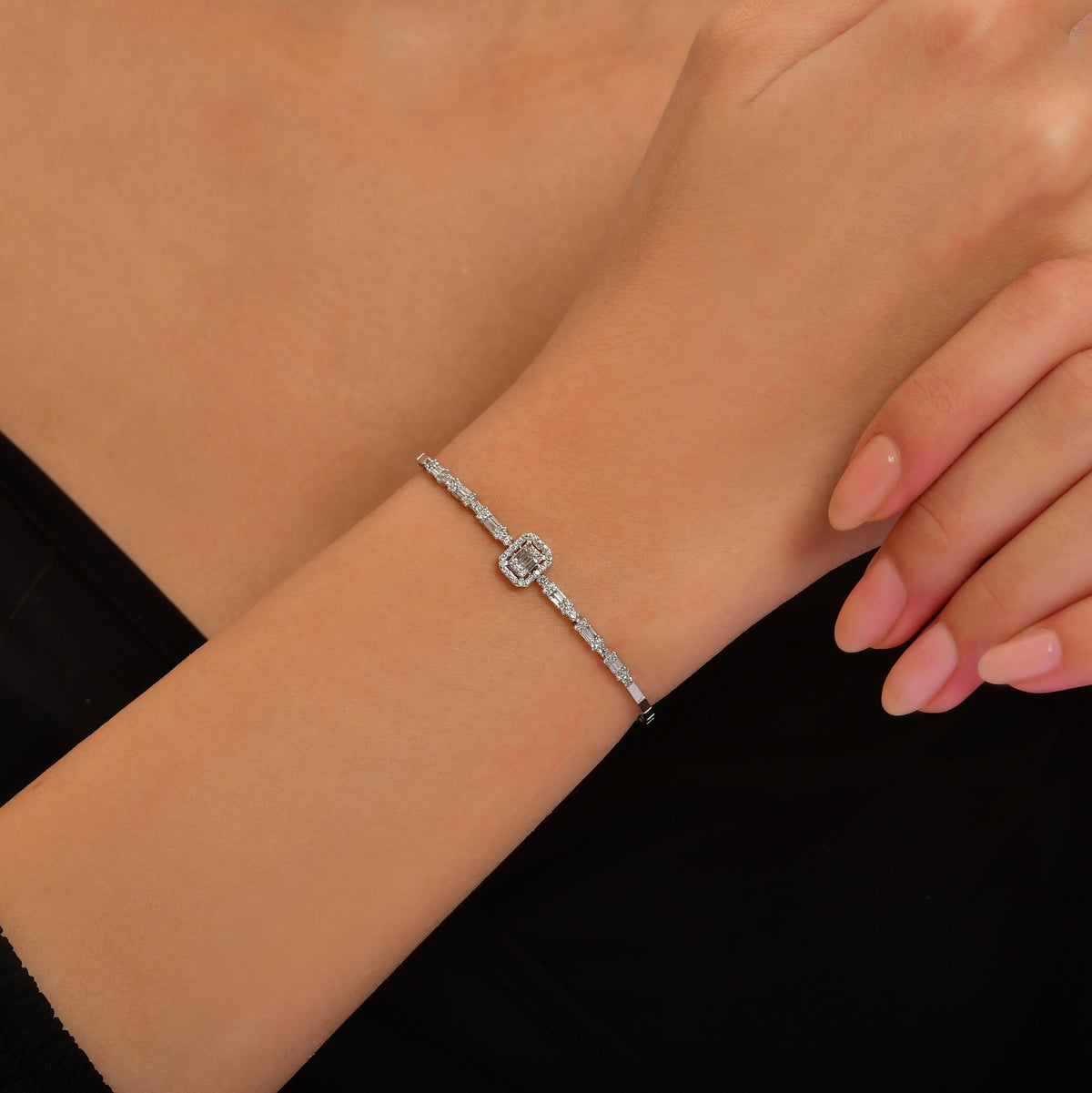 2.98 Karat Herz Baget Pırlanta Set