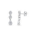 0.89 Karat Wedding Pırlanta Küpe