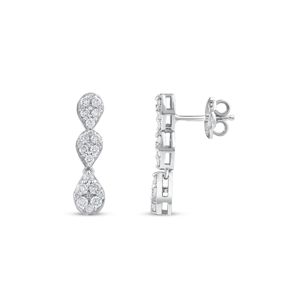 0.89 Karat Wedding Pırlanta Küpe