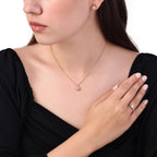 0.39 Karat Flora Pırlanta Kolye
