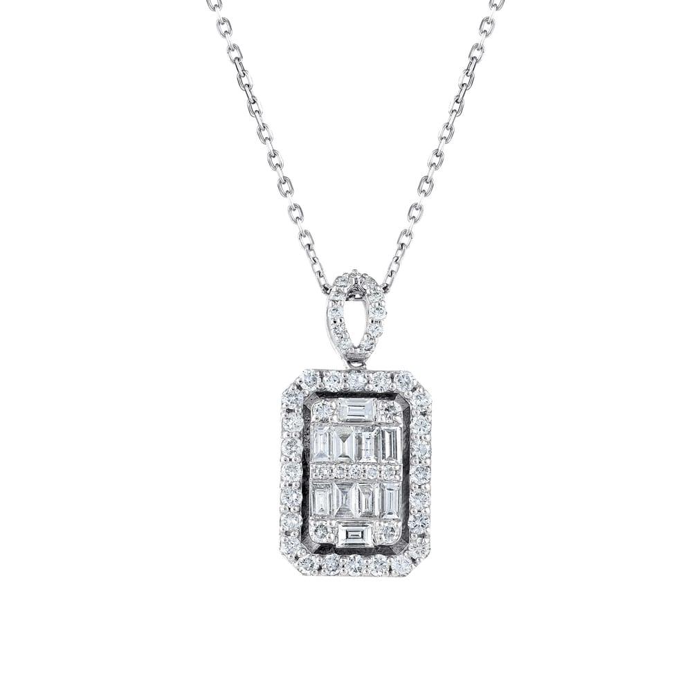 0.94 Karat Amelia Pırlanta Baget Kolye