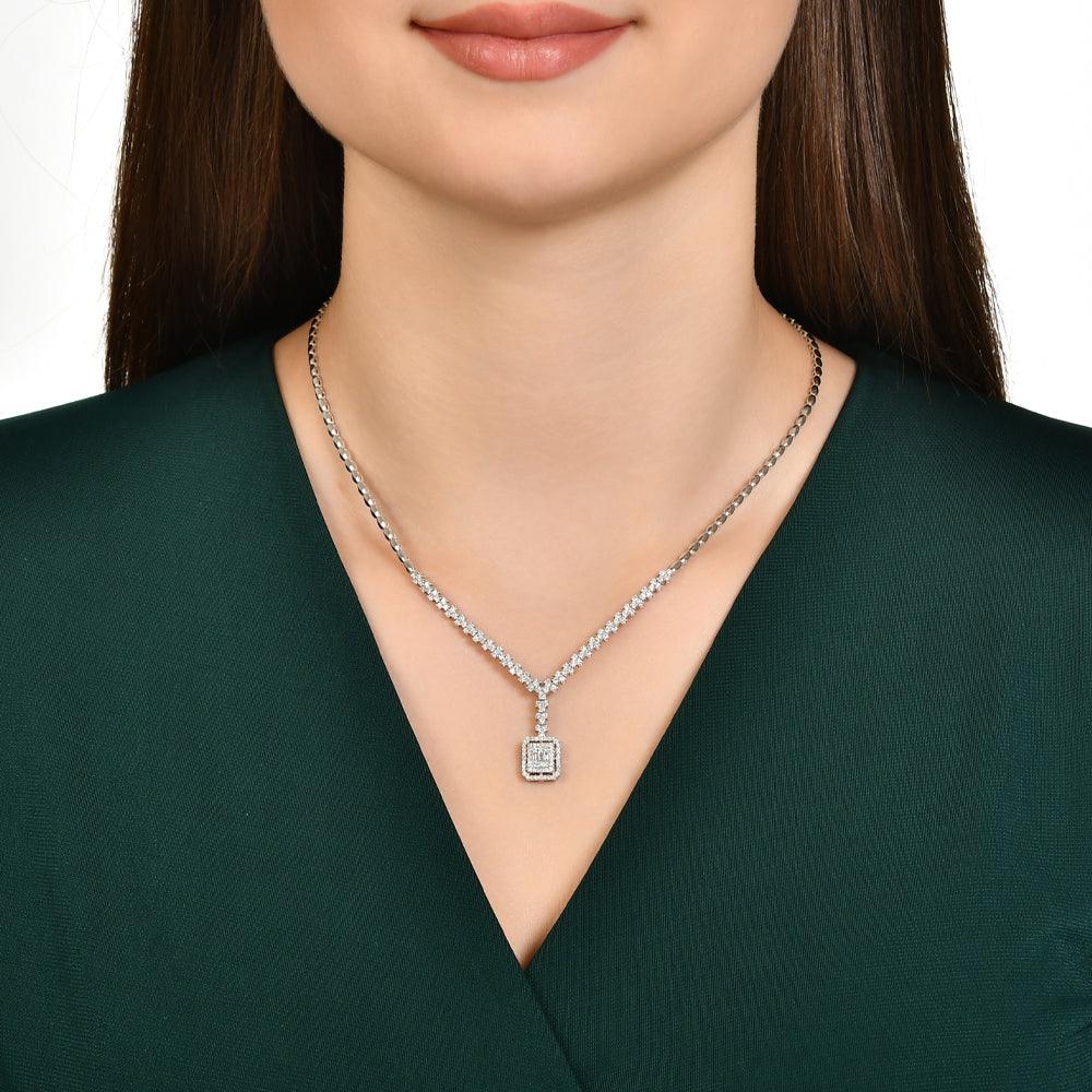 1.69 Karat Baget Pırlanta Gerdanlık