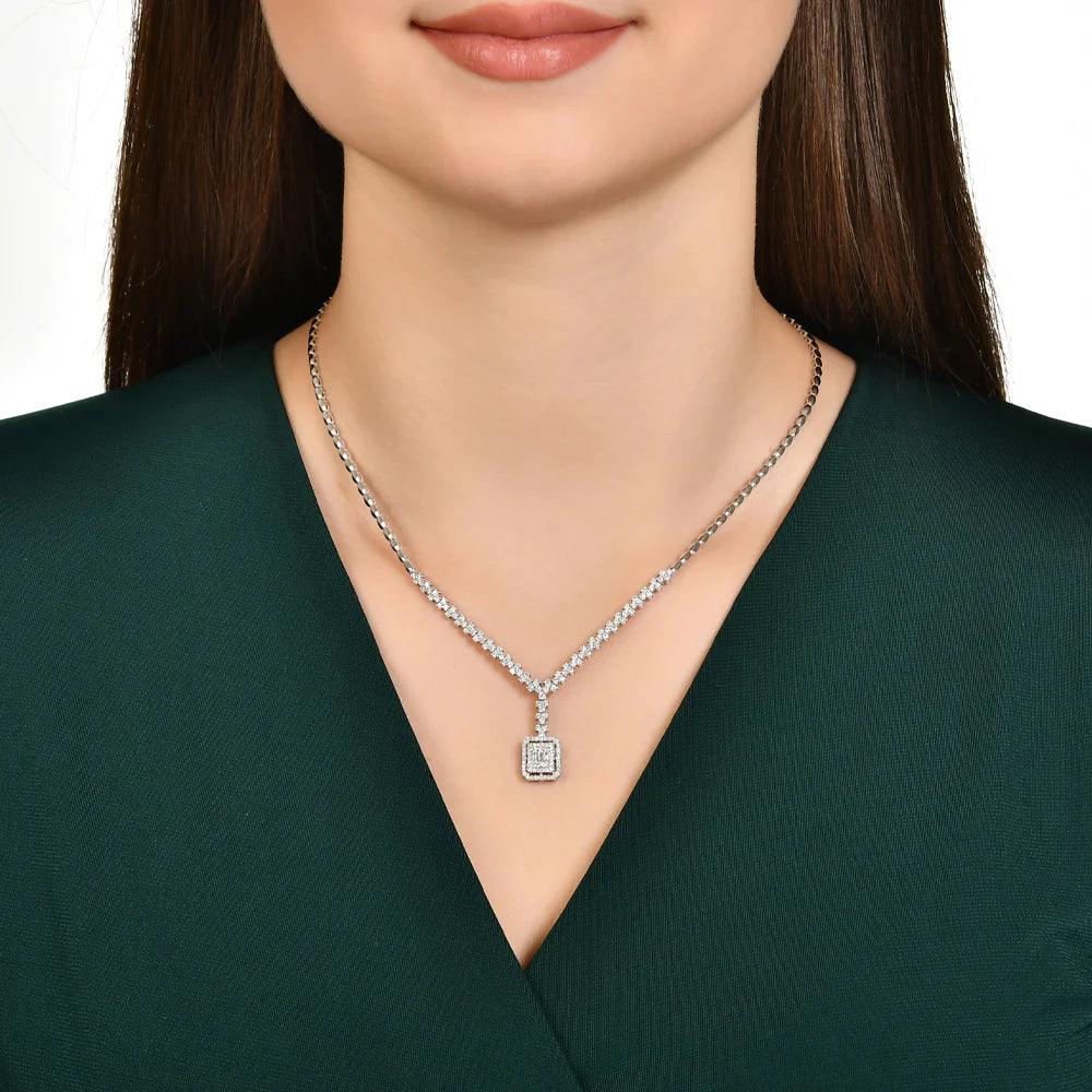 2.86 Karat Baget Pırlanta Set
