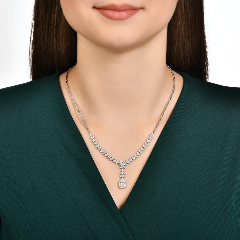 2.29 Karat Baget Pırlanta Gerdanlık