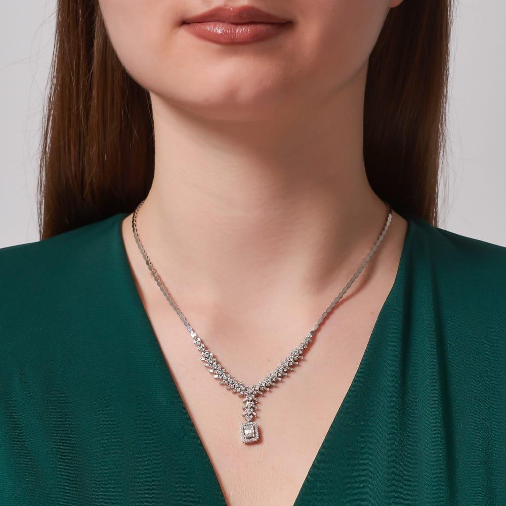 1.84 Karat Baget Pırlanta Gerdanlık