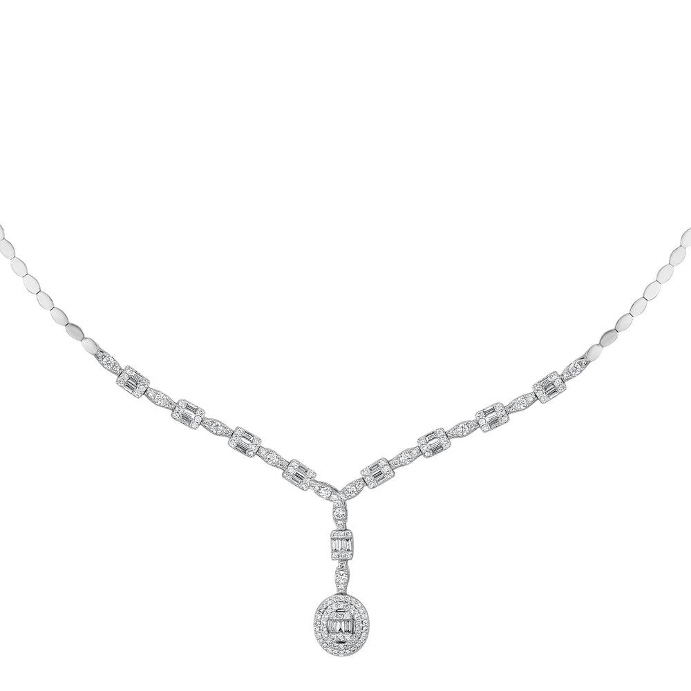 2.28 Karat Wedding Baget Pırlanta Gerdanlık
