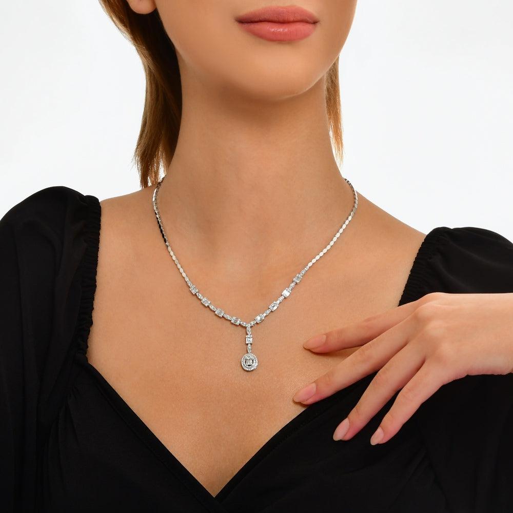 2.28 Karat Wedding Baget Pırlanta Gerdanlık