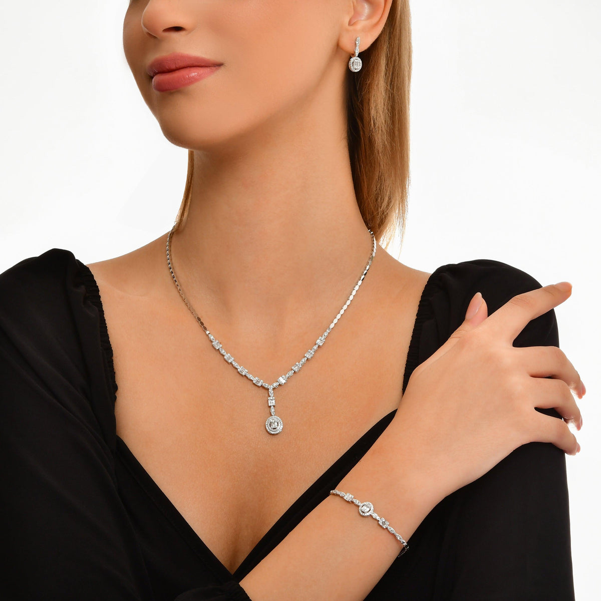 2.28 Karat Wedding Baget Pırlanta Gerdanlık