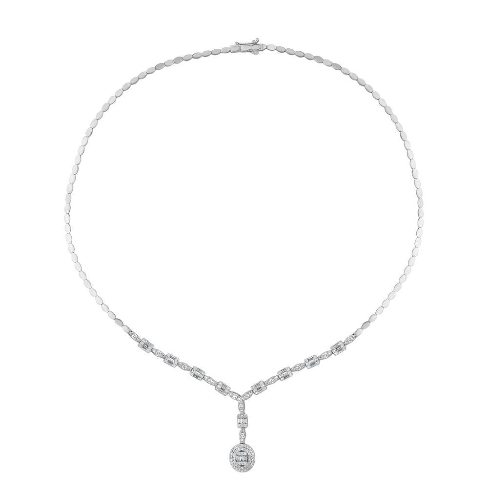 2.28 Karat Wedding Baget Pırlanta Gerdanlık