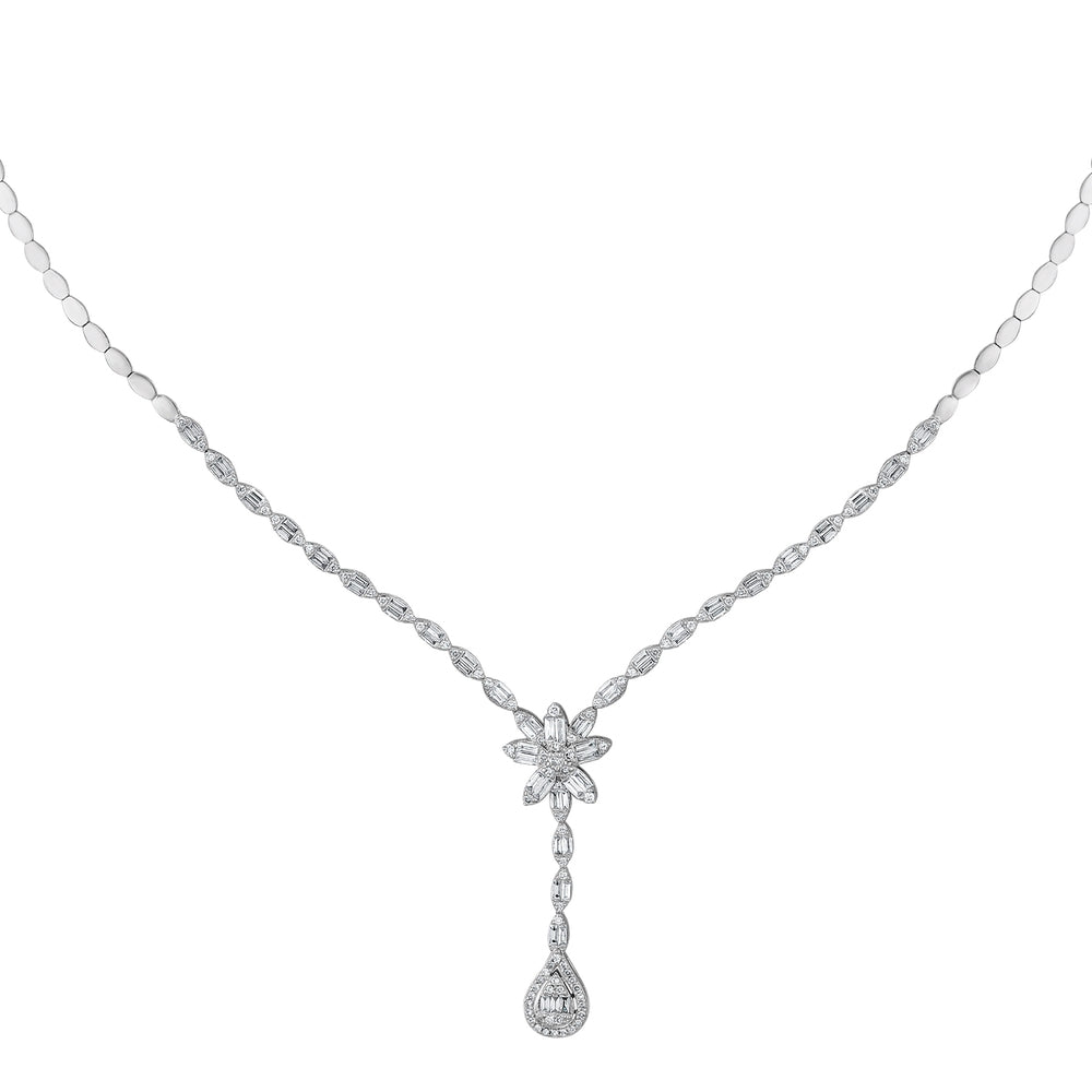 1.91 Karat Wedding Baget Pırlanta Gerdanlık