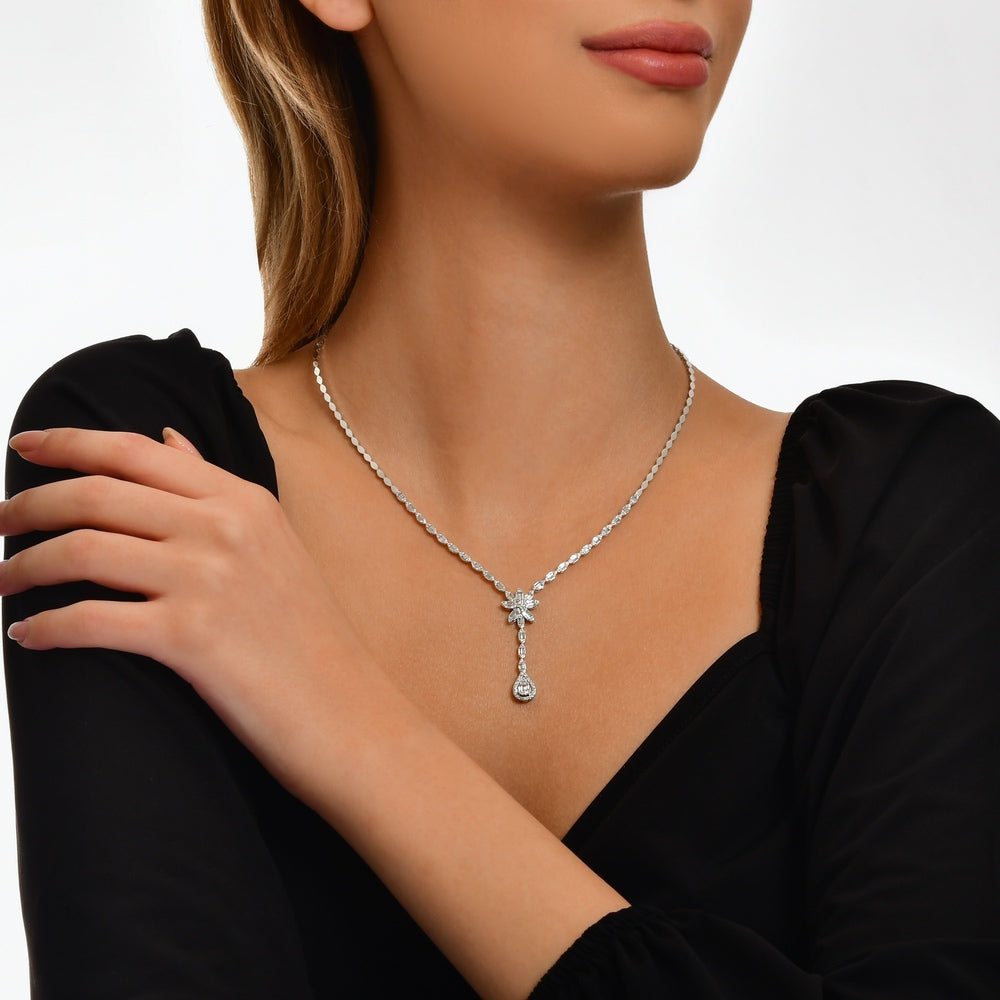 1.91 Karat Wedding Baget Pırlanta Gerdanlık