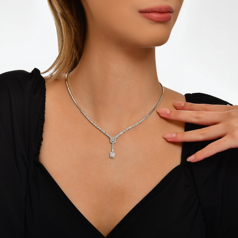 2.98 Karat Herz Baget Pırlanta Set