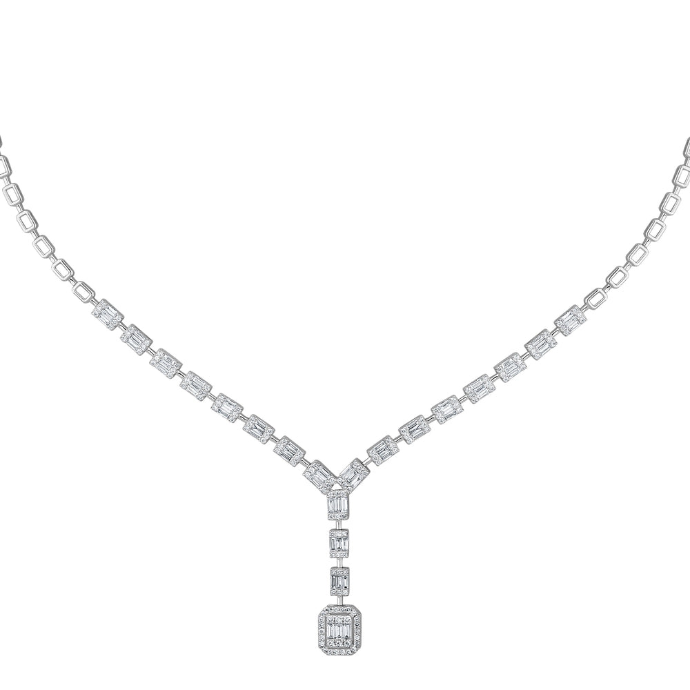 2.60 Karat Wedding Baget Pırlanta Gerdanlık
