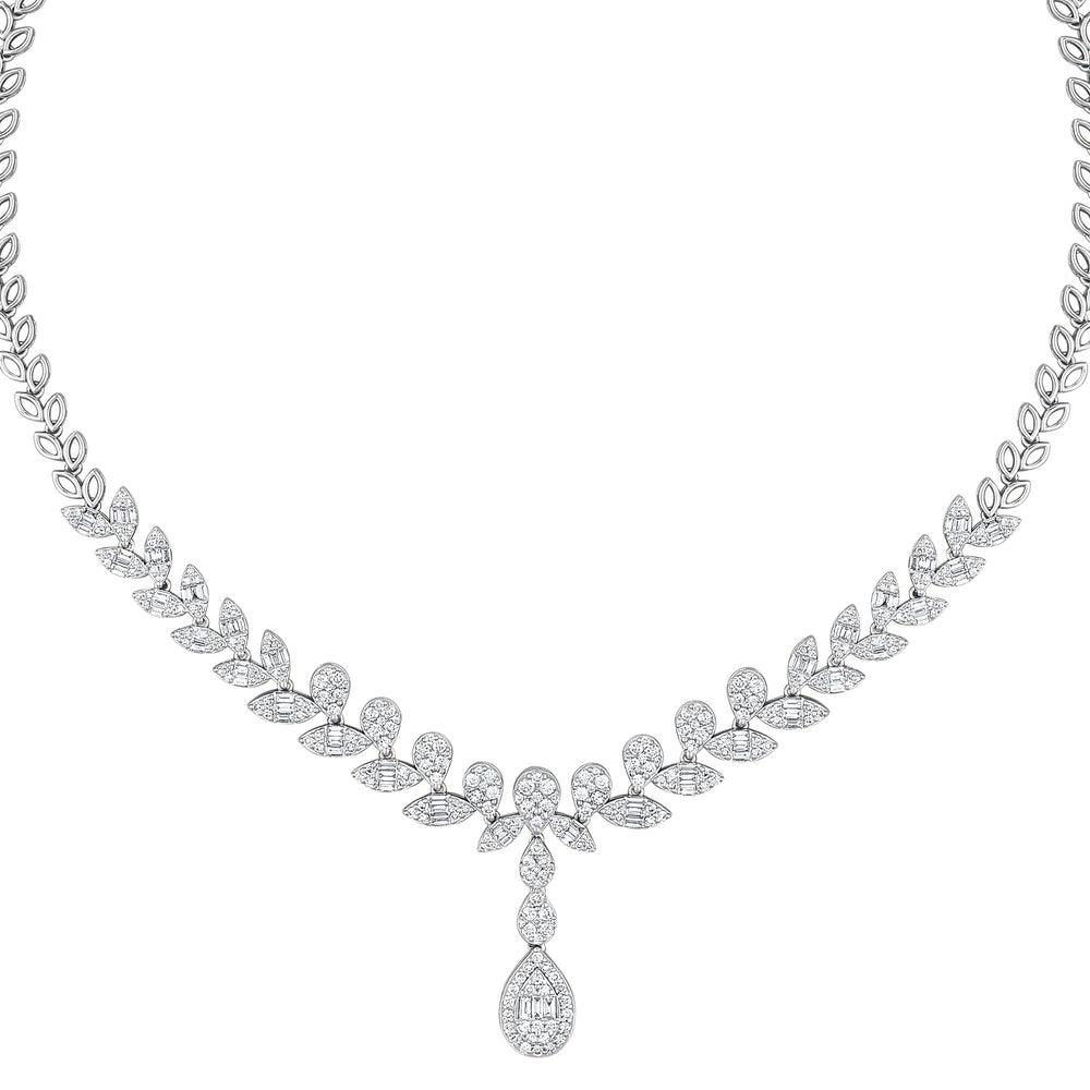 4.01 Karat Wedding Baget Pırlanta Gerdanlık