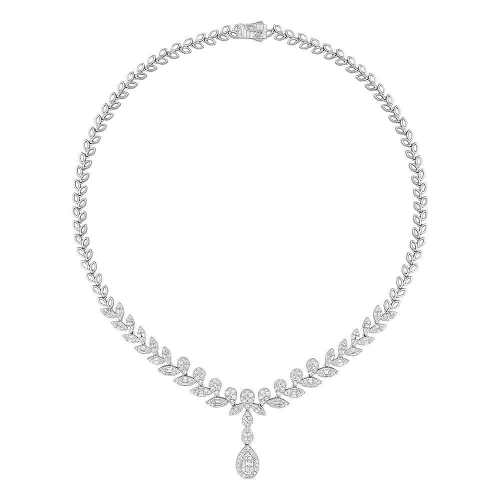 4.01 Karat Wedding Baget Pırlanta Gerdanlık