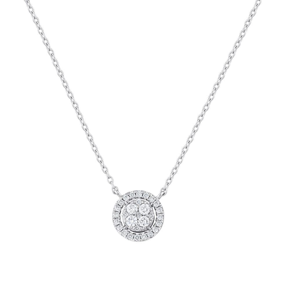 0.28 Karat Sfera Pırlanta Kolye