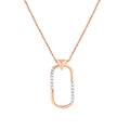0.15 Karat Rose Pırlanta Kolye