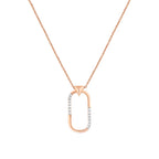 0.15 Karat Rose Pırlanta Kolye