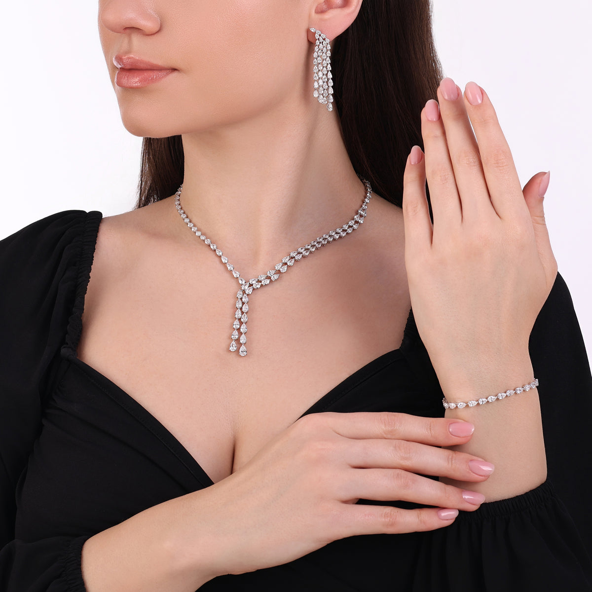 6.91 Karat Damla Pırlanta Bileklik