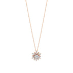 0.43 Karat Flora Pırlanta Kolye