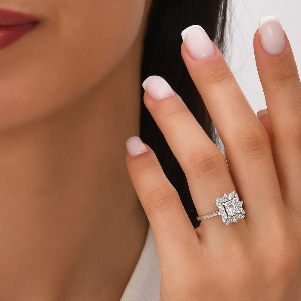 0.65 Karat Ellie Baget Pırlanta Yüzük