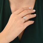 1.26 Karat Laranj Baget Pırlanta Set