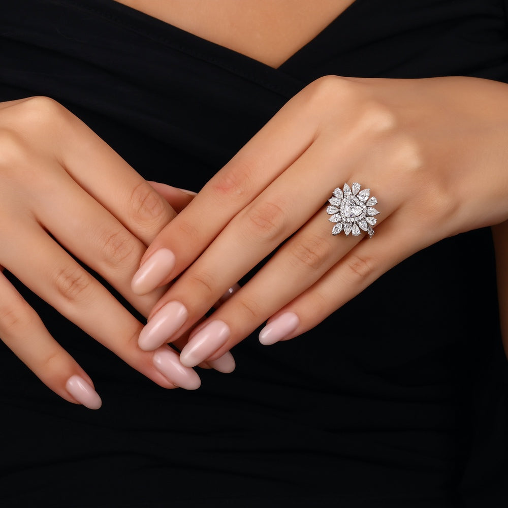 3.11 Karat Kalp Pırlanta Yüzük