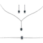 3.20 Karat Voeu Safir Pırlanta Set