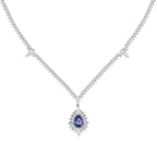 8.78 Karat Safir Pırlanta Gerdanlık