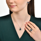 6.76 Karat Dahlia Safir Pırlanta Yüzük