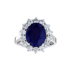 6.76 Karat Dahlia Safir Pırlanta Yüzük