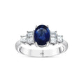 2.24 Karat Brine Safir Pırlanta Yüzük