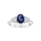 1.93 Karat Safir Baget Pırlanta Yüzük