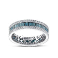1.61 Karat Deep Blue Tamtur Baget Yüzük