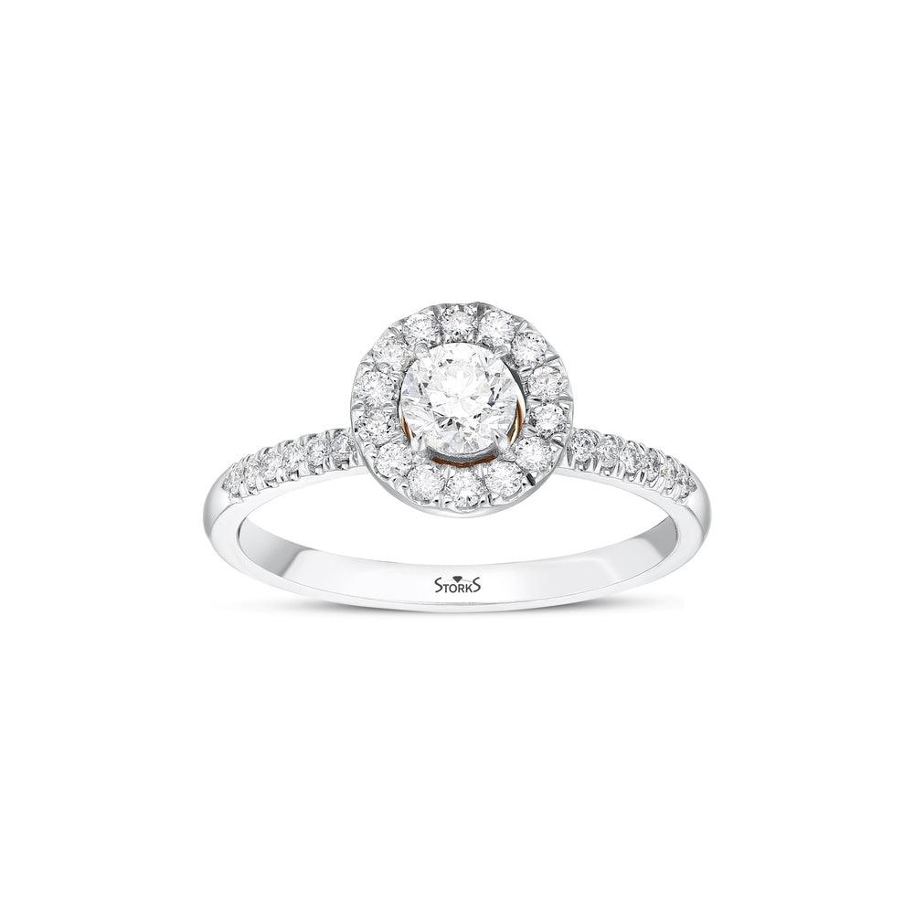 0.66 Karat Swan Pırlanta Yüzük