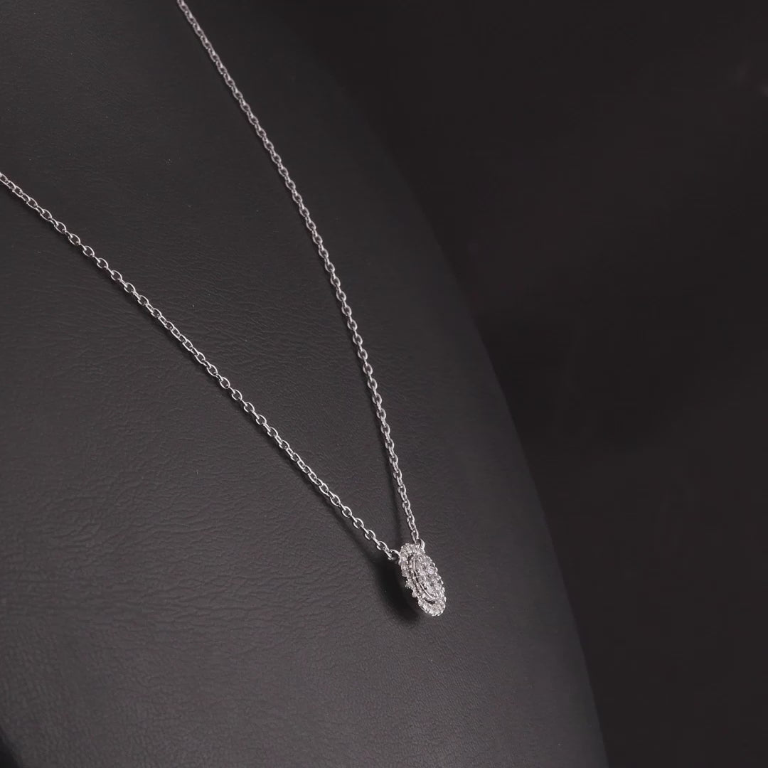 0.28 Karat Sfera Pırlanta Kolye