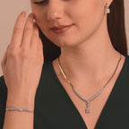 1.84 Karat Baget Pırlanta Gerdanlık