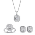 1.26 Karat Laranj Baget Pırlanta Set