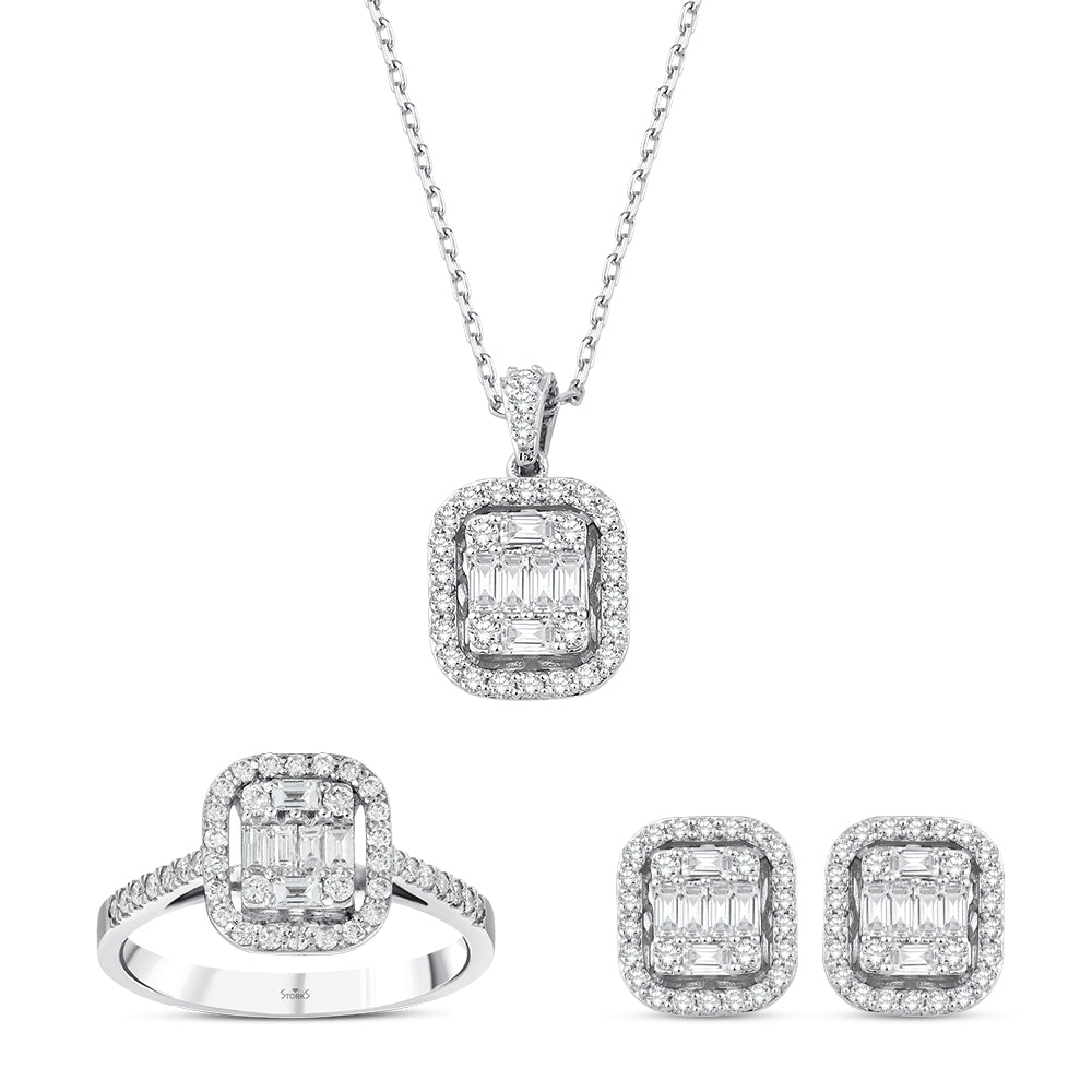 1.23 Karat Naomi Baget Pırlanta Set
