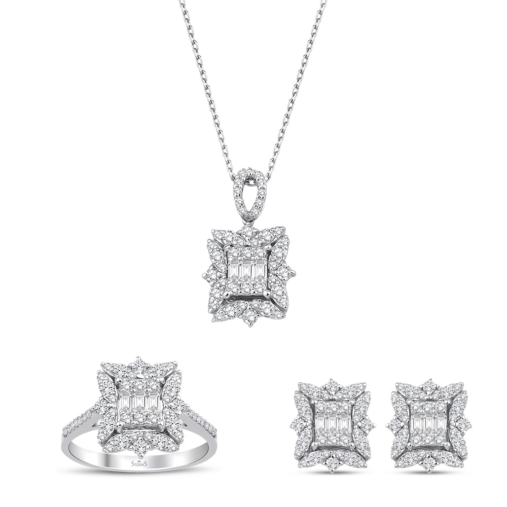2.47 Karat Ellie Baget Pırlanta Set