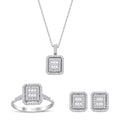 1.26 Karat Laranj Baget Pırlanta Set