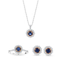 2.27 Karat Laranj Safir Pırlanta Set