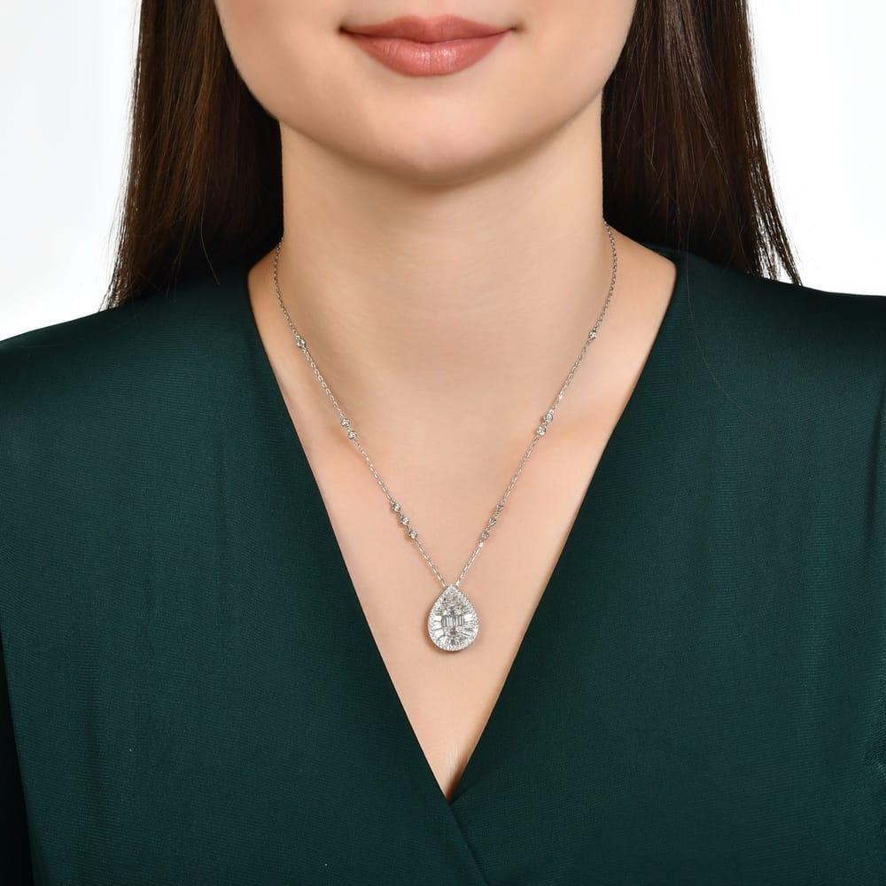 1.82 Karat Elianna Baget Pırlanta Kolye